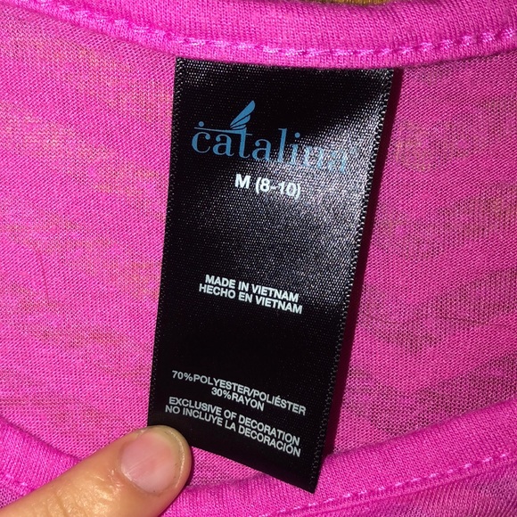 Pink beach/bathing suit cover up - Picture 4 of 5